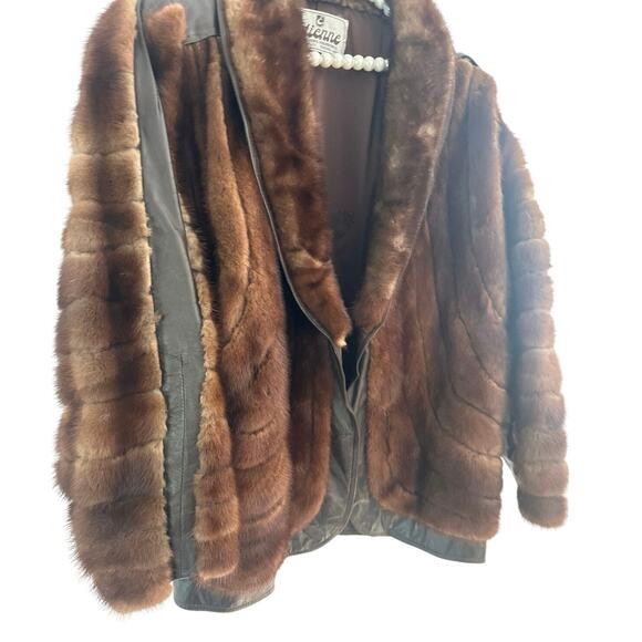 Etienne Fur Coat 80’s flair made in Argentina Buenos Aires mint condition - Picture 2 of 12